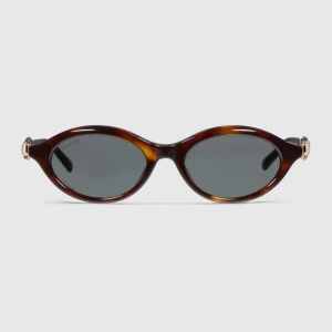 Oval-Frame Sunglasses