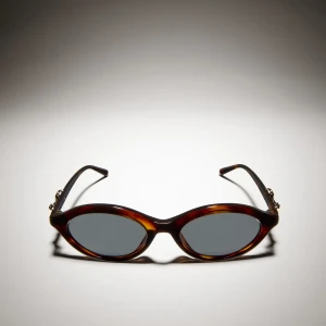 Oval-Frame Sunglasses