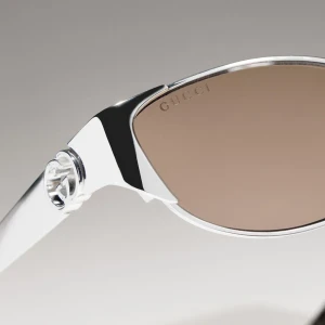 Oval-Frame Sunglasses