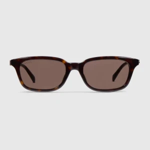 Rectangular-Frame Sunglasses