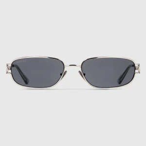 Rectangular-Frame Sunglasses