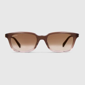 Rectangular-Frame Sunglasses