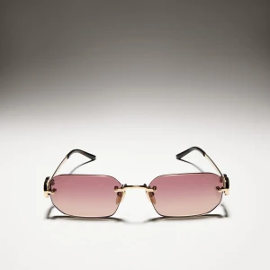 Rectangular-Frame Sunglasses