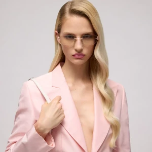 Rectangular-Frame Sunglasses