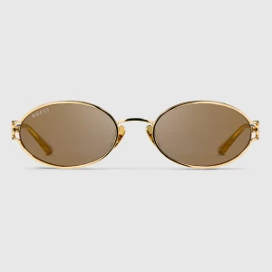 Rectangular-Frame Sunglasses