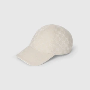 Gg Cotton Canvas Baseball Hat