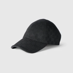Gg Cotton Canvas Baseball Hat