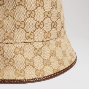 Gg Cotton Canvas Bucket Hat