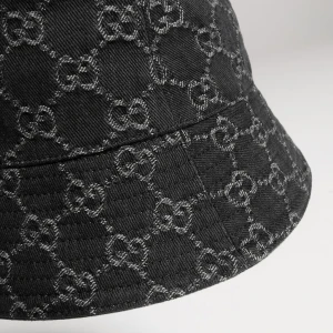 Gg Cotton Denim Bucket Hat