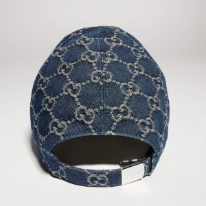 Gg Cotton Denim Baseball Hat