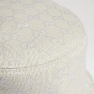 Reversible Gg Cotton Canvas Bucket Hat
