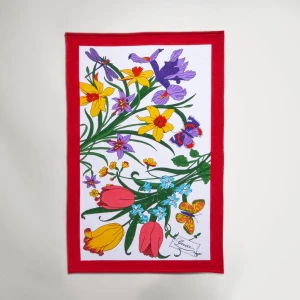 Printed Cotton Terrycloth Beach Blanket
