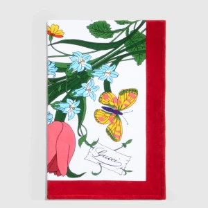 Printed Cotton Terrycloth Beach Blanket