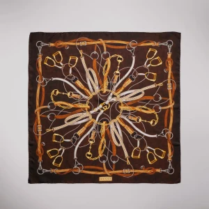 Printed Silk Carré Hard-Wear