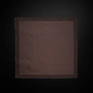 Gg Silk Twill Jacquard Carré