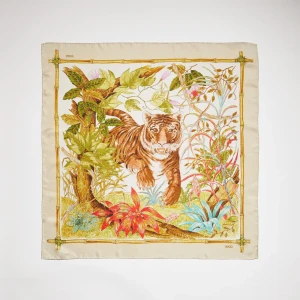 Printed Silk Carré Il Gattino