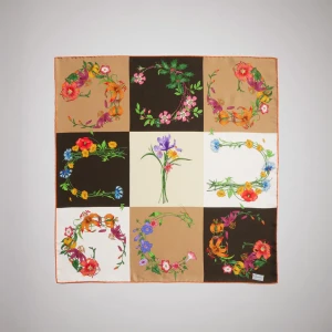 Printed Silk Twill Bandana