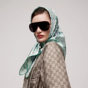 Printed Silk Twill Carré