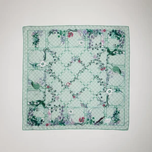 Printed Silk Twill Carré