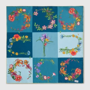 Printed Silk Twill Bandana