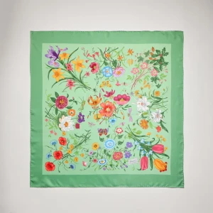 Printed Silk Twill Carré