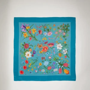 Printed Silk Twill Carré