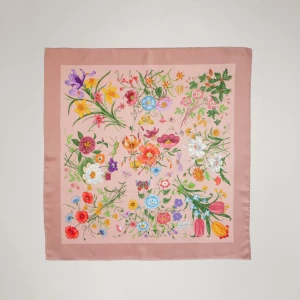 Printed Silk Twill Carré