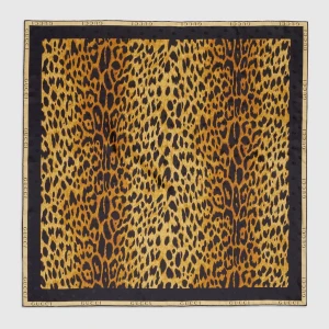 Printed Silk Twill Carré