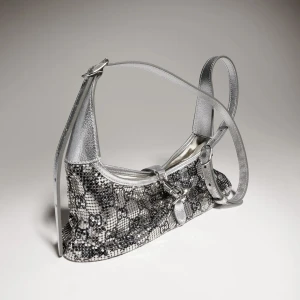 Jackie Slim Metallic Evening Bag