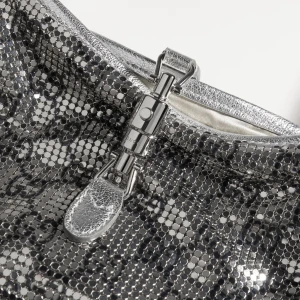 Jackie Slim Metallic Evening Bag