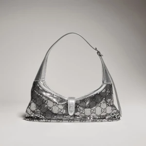 Jackie Slim Metallic Evening Bag