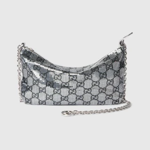 Metallic Evening Bag With Charm