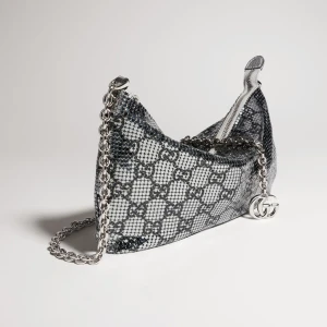Metallic Evening Bag With Charm