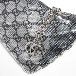 Metallic Evening Bag With Charm