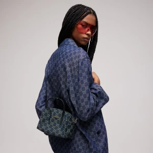 Small Boston Bag With Gucci Plaque