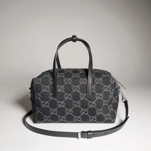 Small Boston Bag With Gucci Plaque