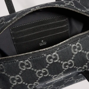 Small Boston Bag With Gucci Plaque