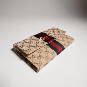 Gucci Horsebit Web Wallet With Strap