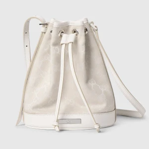 Mini Bucket Bag With Gucci Plaque