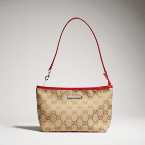 Small Pouch With Strap And Gucci Plaque
