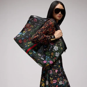 Gucci Giglio Flora Large Tote Bag