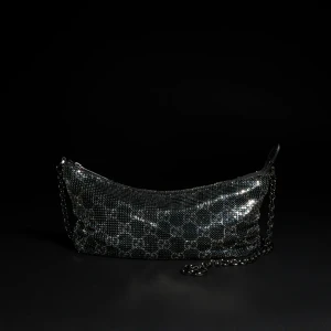 Metallic Evening Bag With Charm