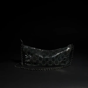 Metallic Evening Bag With Charm
