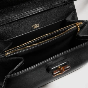 Small Shoulder Bag With Bamboo