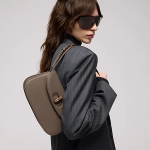 Small Shoulder Bag With Bamboo