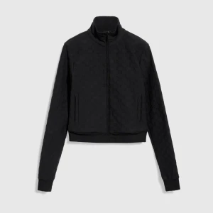 Gg Jersey Jacquard Zip Jacket
