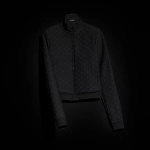 Gg Jersey Jacquard Zip Jacket