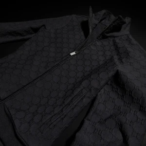 Gg Jersey Jacquard Zip Jacket