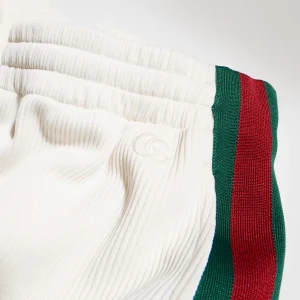 Rib Cotton Jersey Leisure Pants With Web