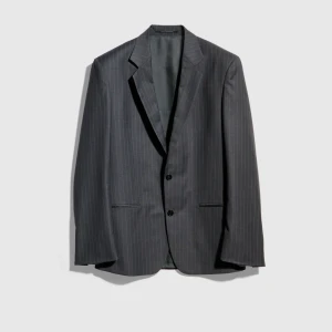 Pinstripe Wool Jacket